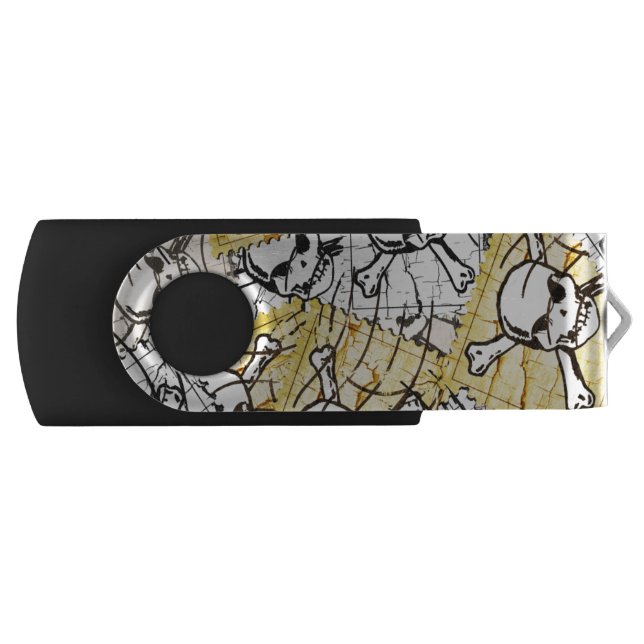 Stamp Skull Flash Drive (Front)