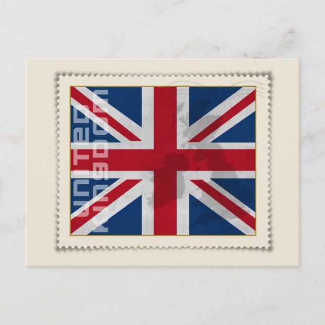 Stamp United Kingdom Postcard (Front)
