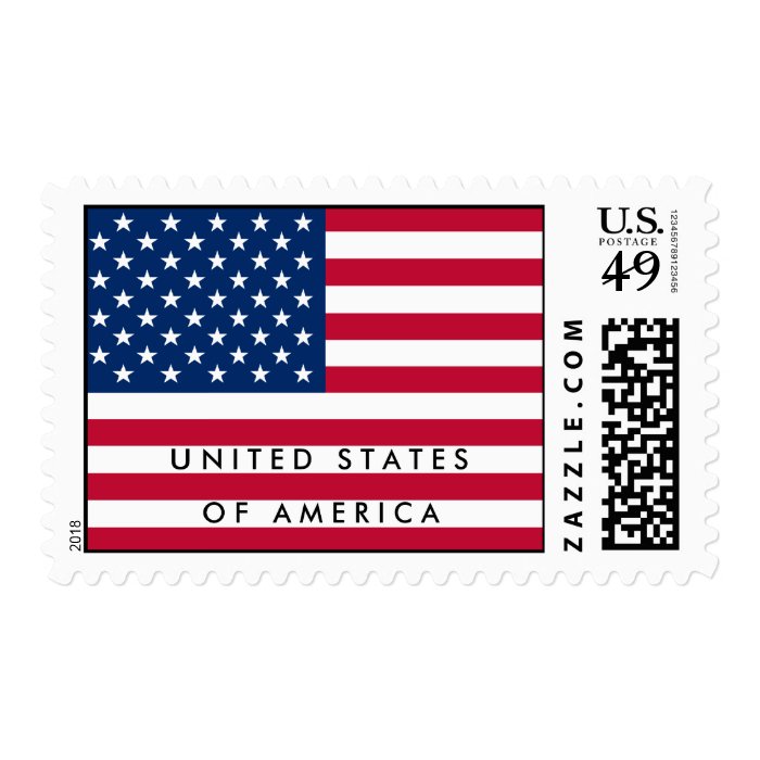 Stamp "UNITED STATES OF AMERICA"