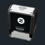 Stamp Your Name & Address - Self Inking<br><div class="desc">Now you can easily stamp your name and address with this state of the art self inking stamp. Just add your custom details to make a super efficient impression. An ideal solution for home and business correspondence.</div>