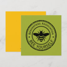 Stamp - YOUR TEXT - BEE 1 - Fan Fun