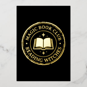 Stamp - YOUR TEXT - BOOK 1 - Fan Fun Foil Invitation