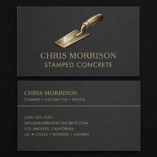 Stamped Concrete Professional Business Card