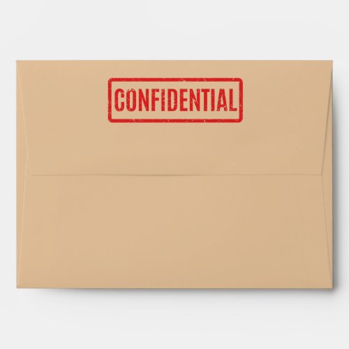 Stamped Confidential Envelope