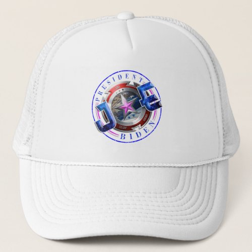 Stamped President BidenHarris America Shield Hat