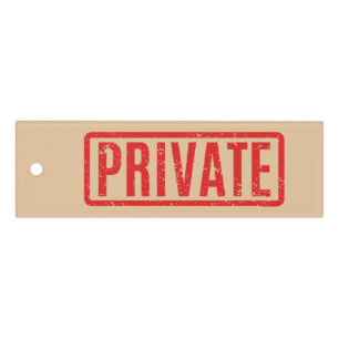 Stamped Private Ruler