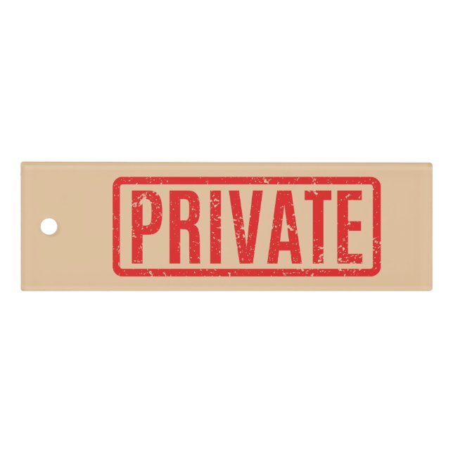 Stamped Private Ruler (Front)