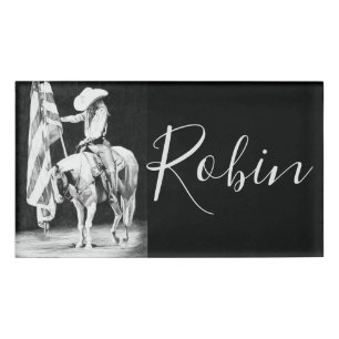 Stampede Prayers (ballpoint) Name Tag