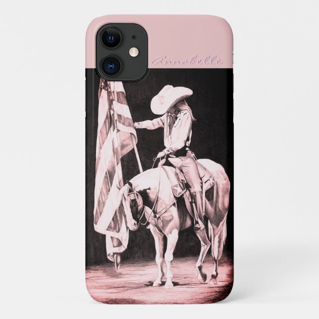 Stampede Prayers (pink) Case-Mate iPhone Case (Back)