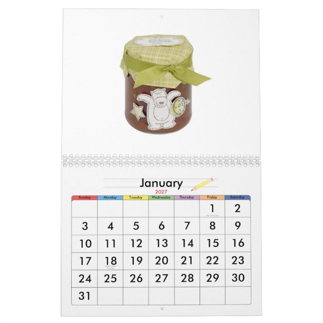 Stampin' Up! Calender Calendar (Jan 2027)