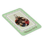 Stamps Christmas Ornament Custom Photo Holiday  Magnet