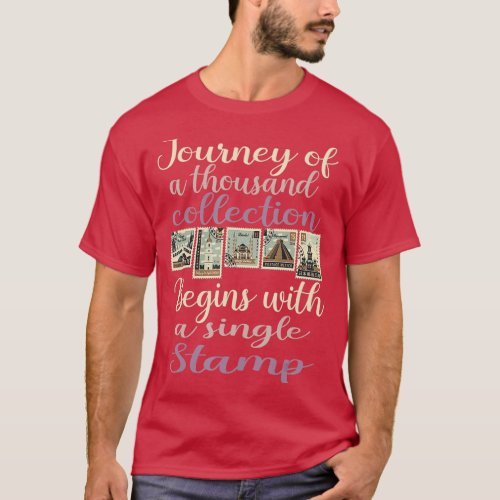 Stamps Collector Postage Stamp Collecting  T_Shirt