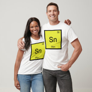Stan Name Chemistry Element Periodic Table T-Shirt