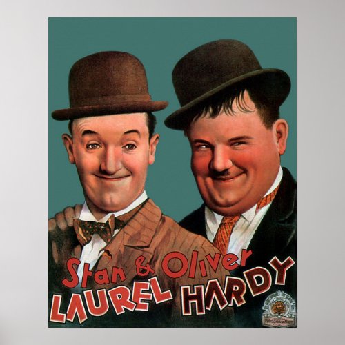 STAN  OLIVER Laurel and Hardy Movie Poster