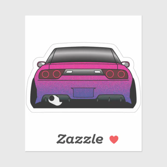 Stanced 240sx sticker | Zazzle