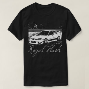 Stanced Subaru Impreza WRX Sti Vector Image T-Shirt