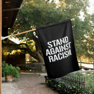 Stand Against Racism Classic Round Sticker House Flag