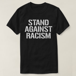Stand Against Racism Classic Round Sticker T-Shirt