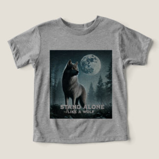 Stand Alone Like a Wolf T-Shirt Toddler T-shirt