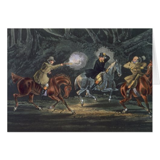 Stand and Deliver, aquatinted by E. Duncan (Front Horizontal)