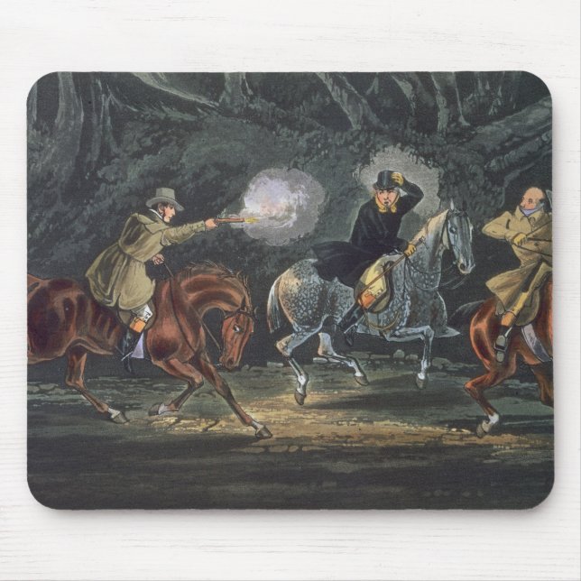 Stand and Deliver, aquatinted by E. Duncan Mouse Pad (Front)