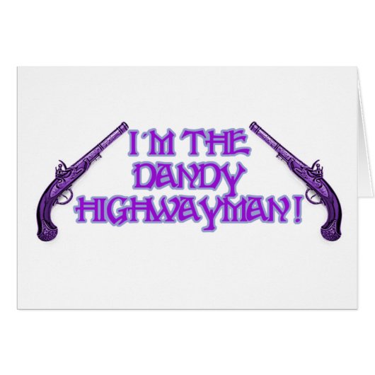 Stand and Deliver! Cards (Front Horizontal)