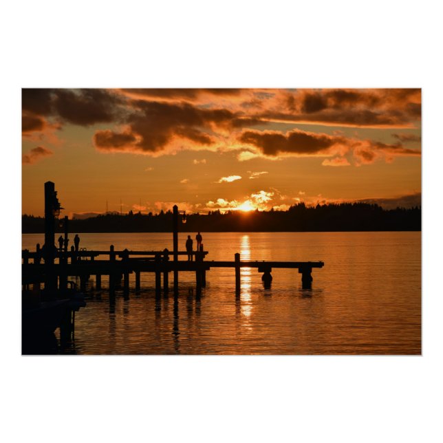 Stand and Watch the Sunset Poster (Front)