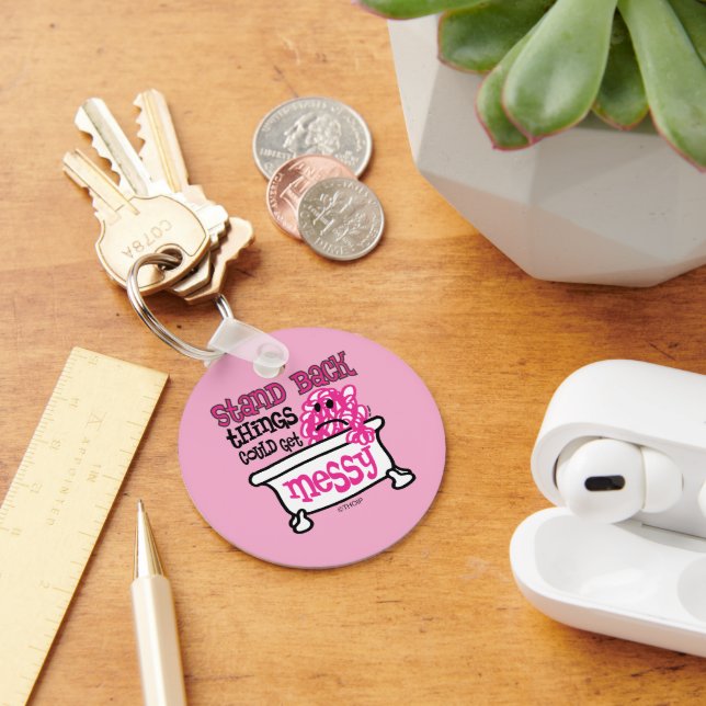 Stand Back Keychain (Desk)