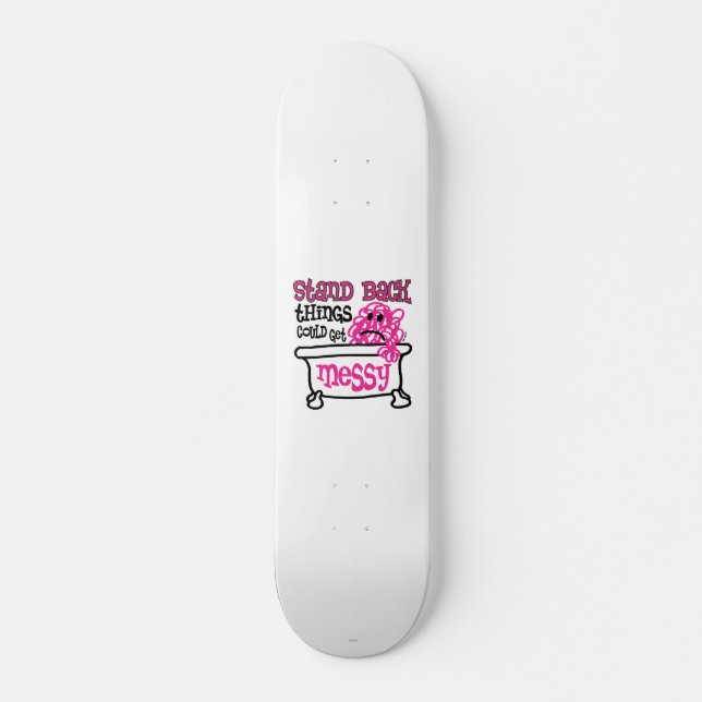 Stand Back Skateboard Deck (Front)