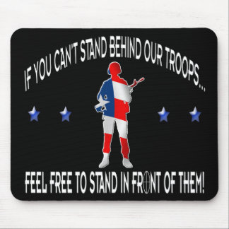 Stand Behind or In Front Mousepad