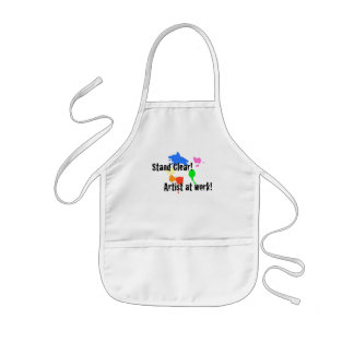 Stand Clear - Artist at Work Kids' Apron