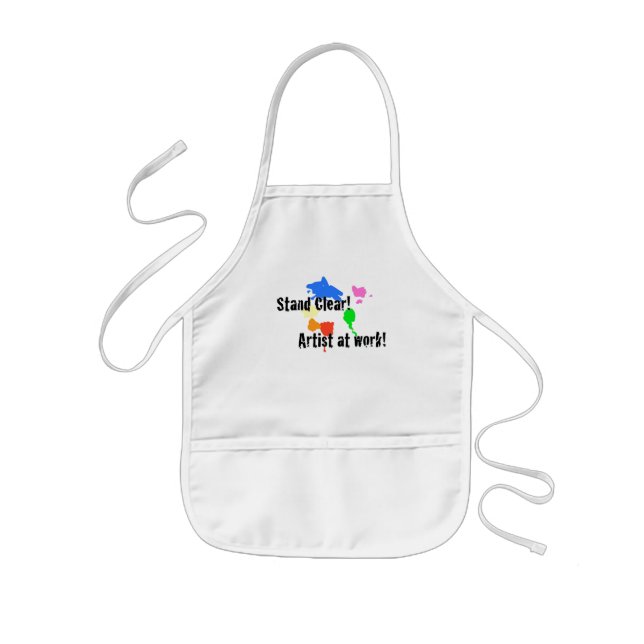 Stand Clear - Artist at Work Kids' Apron (Front)