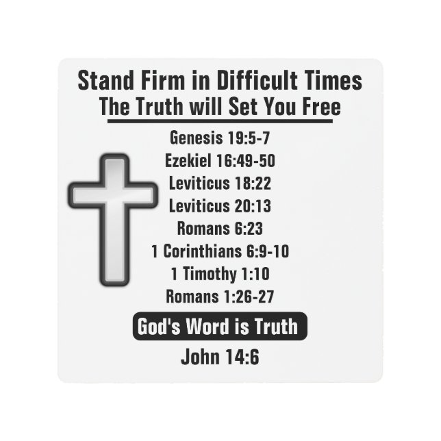 Stand Firm- Metal Print (Front)