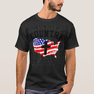 Stand for the flag Kneel for the cross 4th of July T-Shirt