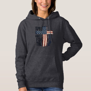 Stand for the Flag Kneel for the Cross Shirt Desig