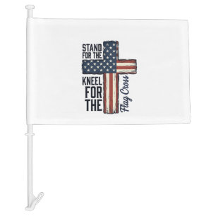 Stand for the Flag Kneel for the Cross Shirt Desig