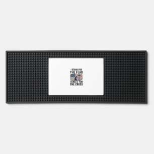 Stand for the Flag Kneel for the Cross Shirt Desig Bar Mat