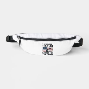 Stand for the Flag Kneel for the Cross Shirt Desig Fanny Pack