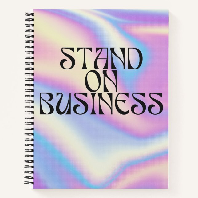 Stand on Business Notebook (Front)