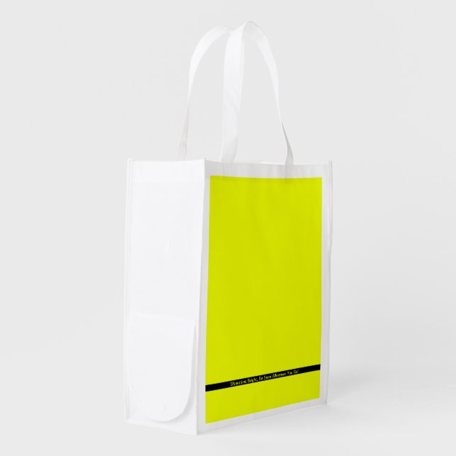 Stand Our With This Grocery Bag (Front Side)