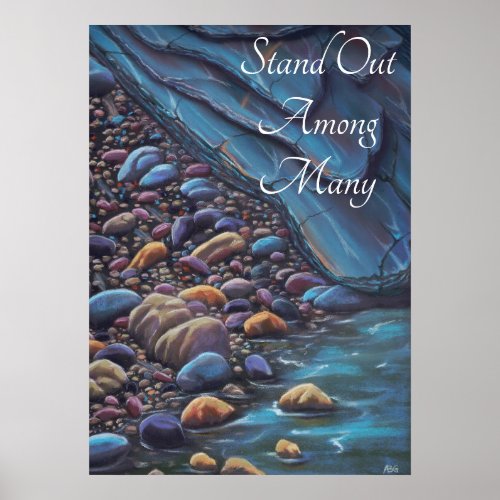 Stand Out Among Many_ Inspirational Poster_ Art Poster