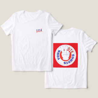 Stand out and make your voice heard this election Tri-Blend shirt