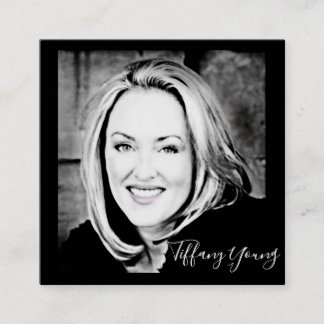 STAND OUT! Customize your photo business cards. Square Business Card