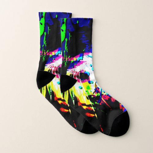 Stand Out From The Crowed Socks Colorful Bright 
