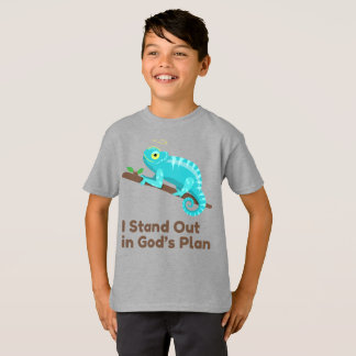 Stand Out in God's Plan Chameleon Kids T-Shirt