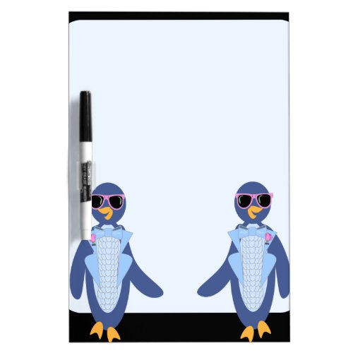 Stand Out Penguin Dry Erase Board