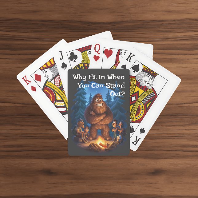 Stand Out Sasquatch Poker Cards (Creator Uploaded)