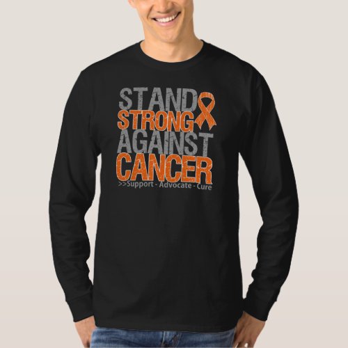 Stand Strong Against Kidney Cancer T_Shirt