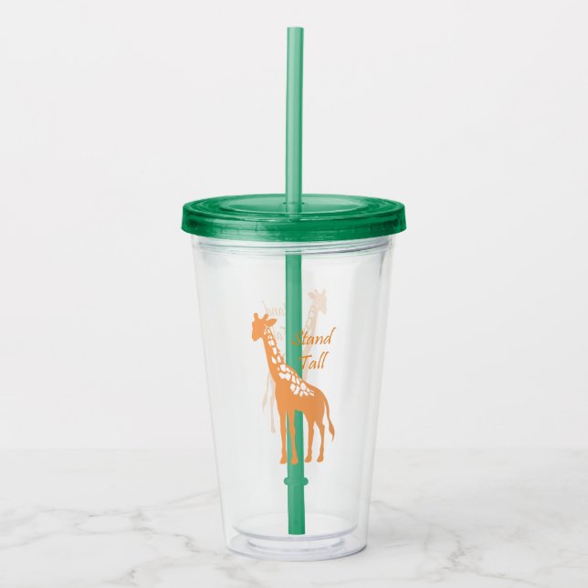 Stand Tall Acrylic Tumbler (Front)