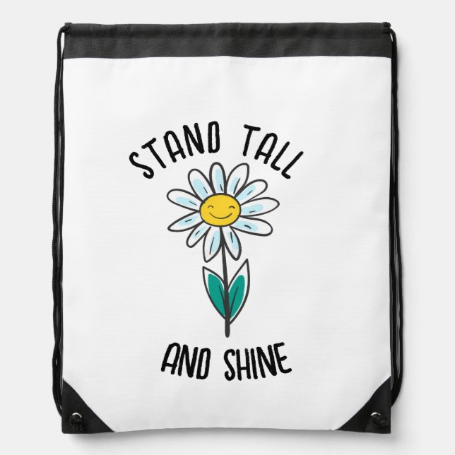 STAND TALL AND SHINE DAISY TOTE BAG (Front)